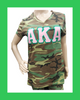 AKA Camouflage V-Neck SS Shirt