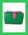 AKA Inspired Color Block Crossbody Purse