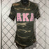AKA Camouflage Chenille V-Neck SS Shirt
