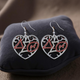 DST Crystal Heart Earrings