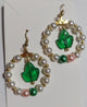 AKA Small Ivy Leaf Hoop Earrings