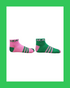 AKA Ankle Socks- Striped