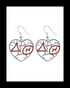 DST Crystal Heart Earrings